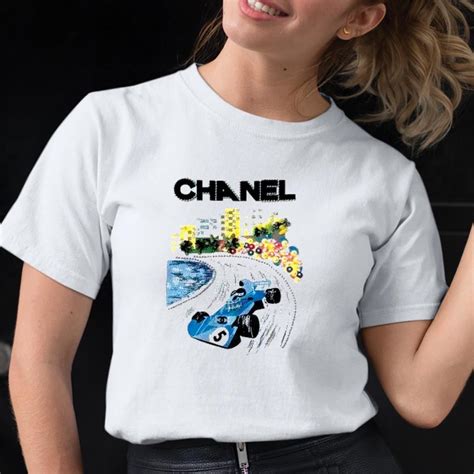 chanel formule 1 shirt|chanel's t-shirts.